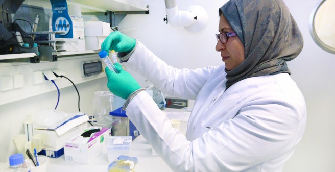 Washing leucocytes